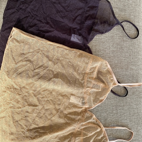 BODAS Swiss dot mesh cami camisole bralet tank tank S small - Picture 1 of 4